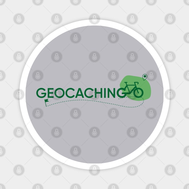 geocaching bike Magnet by Lins-penseeltje